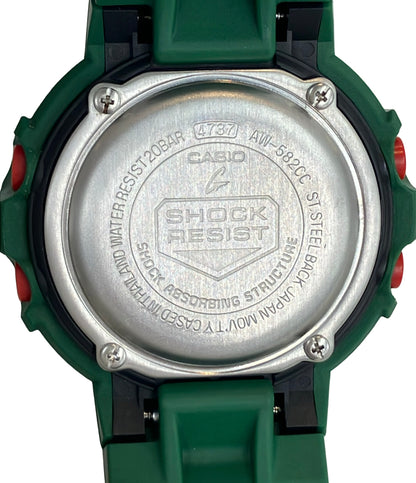 CASIO 腕時計 サマーカラーズ G-SHOCK クオーツ イエロー AW-582CC レディース メンズ カシオ