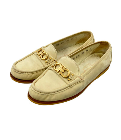 Salvatore Ferragamo ローファー ガンチーニ レディース SIZE 7 1/2 サルヴァトーレフェラガモ