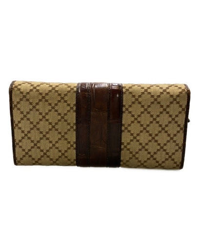 GUCCI 長財布 ディアマンテ柄 ホースビット 245756 3661 レディース グッチ