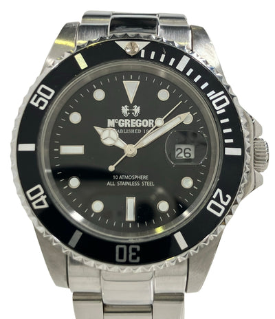 McGregor 腕時計 クオーツ ブラック MR-083 メンズ マックレガー
