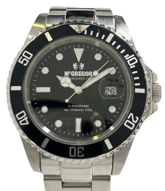 McGregor 腕時計 クオーツ ブラック MR-083 メンズ マックレガー