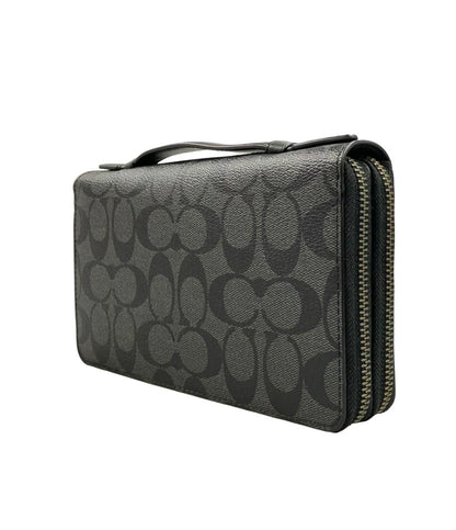 COACH ポーチ トラベルオーガナイザー 長財布 シグネチャー F93504 メンズ コーチ