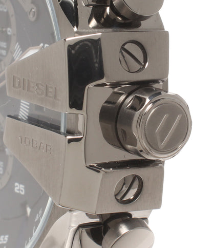 美品 DIESEL 腕時計 クオーツ ブラック DZ-4329 メンズ ディーゼル