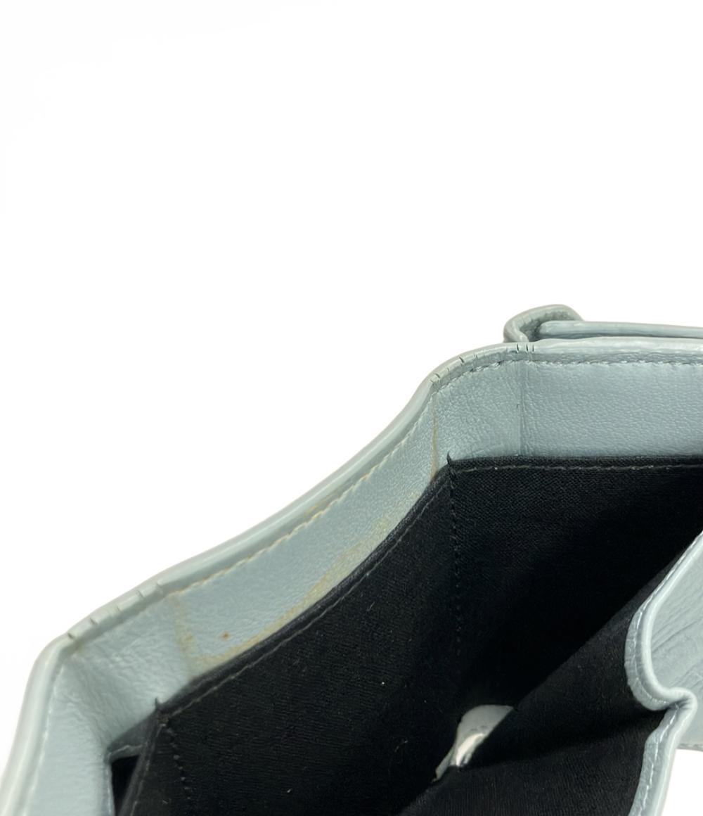 BALENCIAGA 三つ折り財布 レザー ペーパーミニ 391446 4005 レディース バレンシアガ