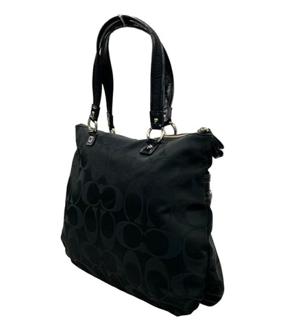 コーチ トートバッグ デイジー ポピー キャンバス シグネチャー F20026 レディース COACH