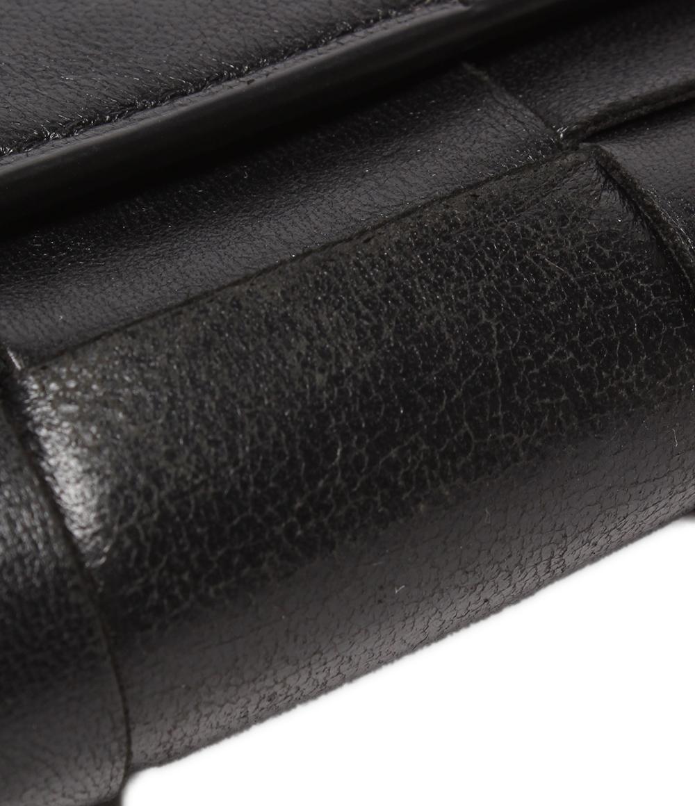 ボッテガ・ヴェネタ 三つ折り財布 マキシイントレチャート ユニセックス BOTTEGA VENETA