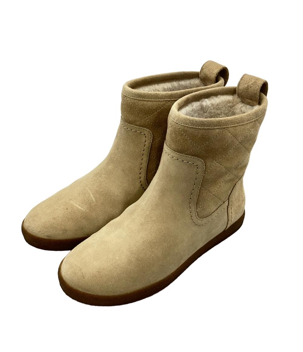値下げしました！TORY BURCH ムートンブーツ ロング キャメル ボア NEW Tory Burch Women's Suede Shearling Camel Mid Calf Winter Snow