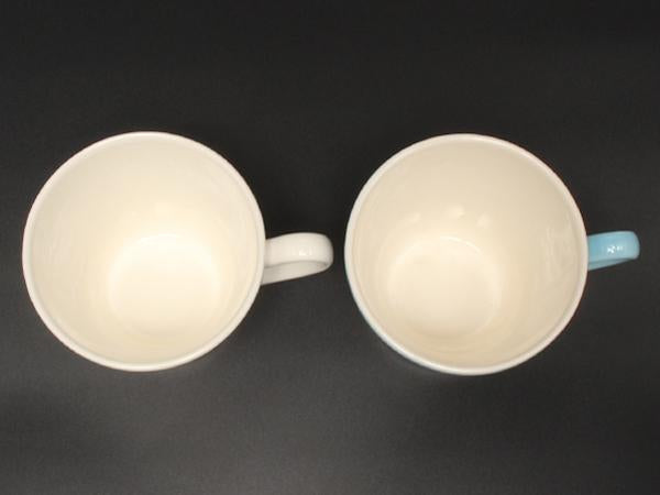 美品 WEDGWOOD マグカップ 2点セット ペア フェスティビティ アイボリー ブルー ウエッジウッド