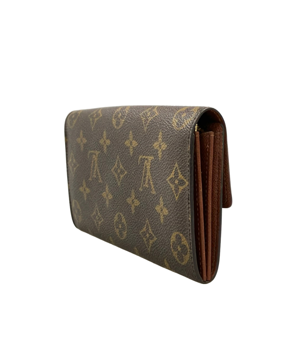 LOUIS VUITTON 長財布 ポシェット ポルト モネ クレディ モノグラム