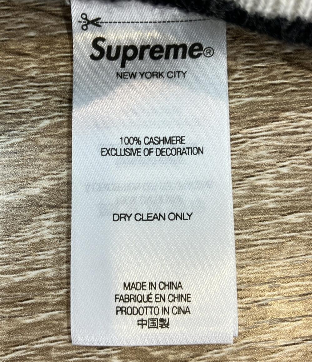 Supreme 長袖ニット 24SS CASHMERE SWEATER ZEBRA ストリート メンズ SIZE M シュプリーム
