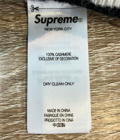 Supreme 長袖ニット 24SS CASHMERE SWEATER ZEBRA ストリート メンズ SIZE M シュプリーム