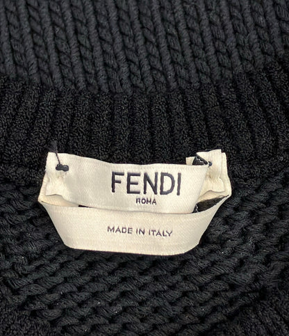 FENDI 長袖 フラワープリント ロングニット レディース SIZE 36 (XS) フェンディ