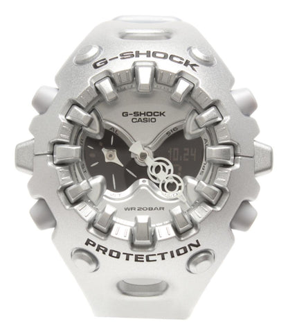 美品 CASIO 腕時計 クオーツ シルバー GA-V01A メンズ カシオ