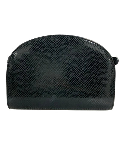 A.P.C. ショルダーバッグ 斜め掛け ハーフムーン レザー F61048 レディース アーペーセー