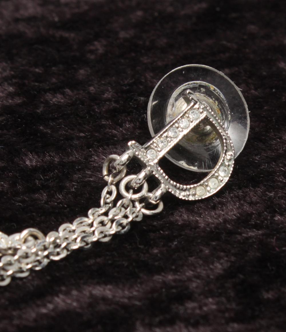 Christian Dior ピアス ロゴ チェーン レディース クリスチャンディオール