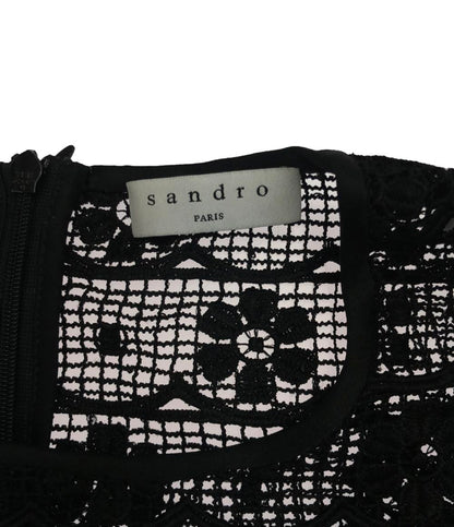 美品 サンドロ 総レースワンピース レディース sandro