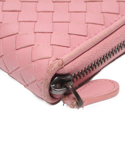BOTTEGA VENETA ラウンドファスナー長財布 イントレチャート レディース ボッテガ・ヴェネタ