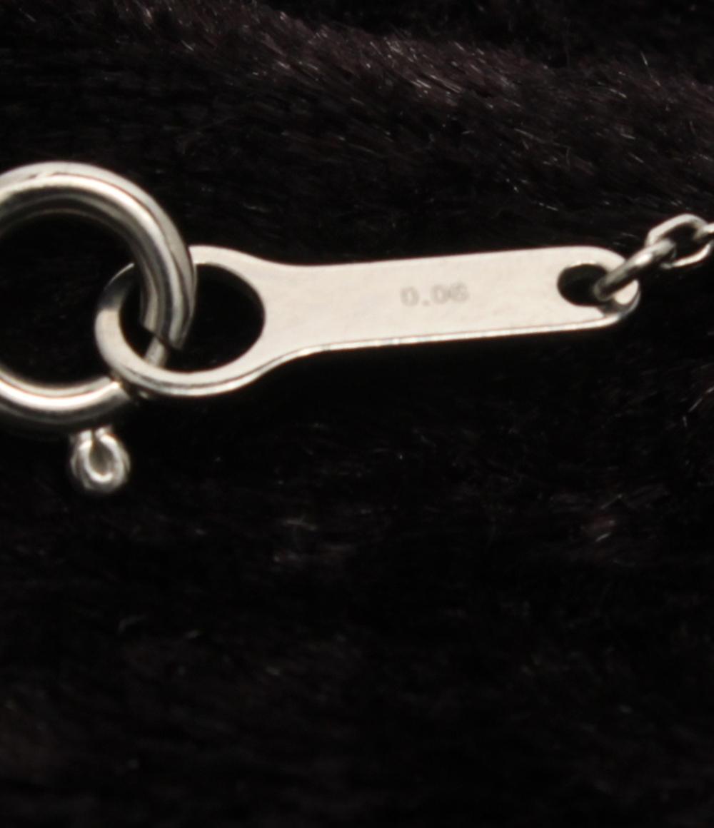 美品 ete ブレスレット Pt850 ダイヤ 0.06ct レディース エテ
