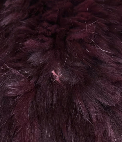 Sov. ラビットファー コート レディース SIZE F (M) ソブ