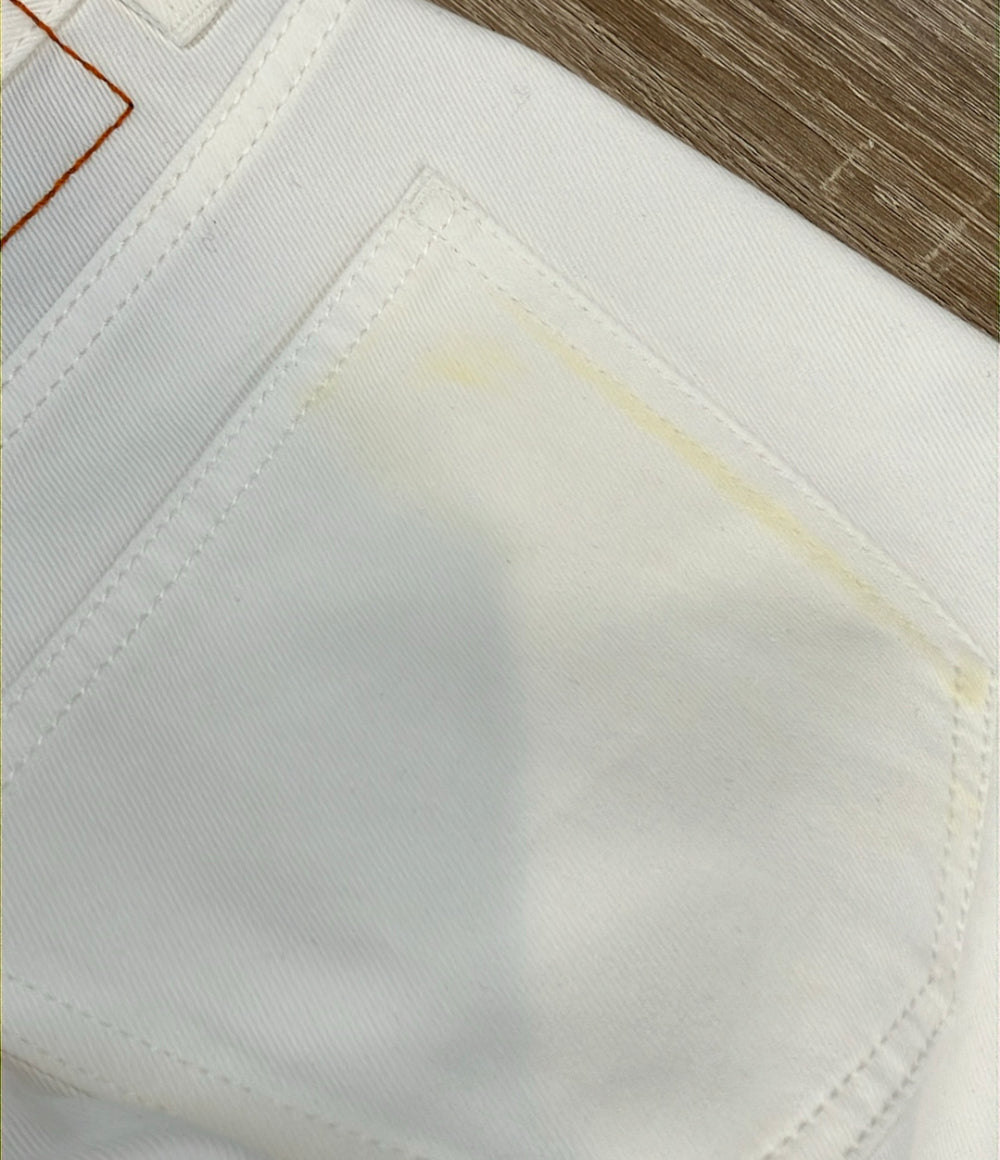 訳あり HERMES デニムパンツ ボタンフライ レディース SIZE 40 (M) エルメス