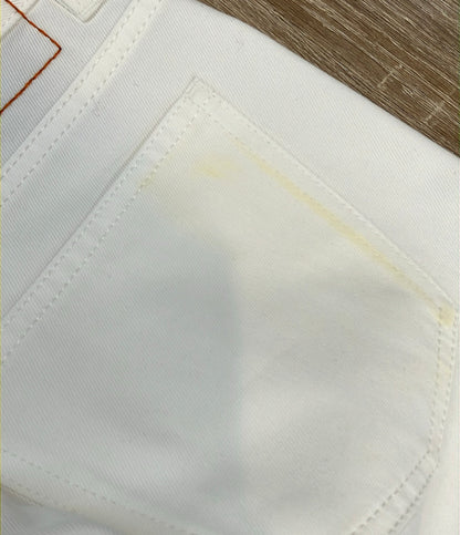 訳あり HERMES デニムパンツ ボタンフライ レディース SIZE 40 (M) エルメス