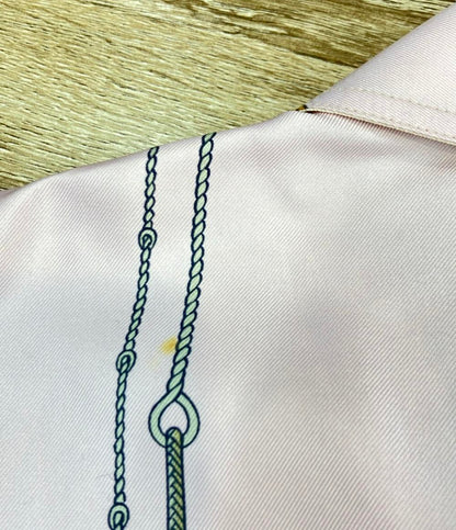 HERMES 長袖シャツ シルク レディース SIZE 40 (M) エルメス