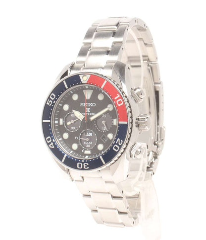 美品 SEIKO 腕時計 PADI プロスペックス PROSPEX ソーラー ブラック SBDL067 メンズ セイコー