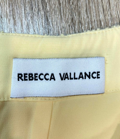 REBECCA VALLANCE 半袖ワンピース ツイード ミニ パフスリーブ ウエストチェーン Aライン タグ付き Claire Short Sleeve Mini Dress レディース