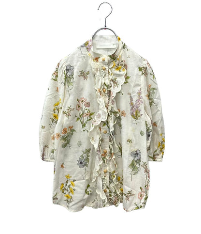 ZIMMERMANN 長袖ブラウス シャツ 花柄 ホワイト レディース SIZE 1 (S) ジマーマン