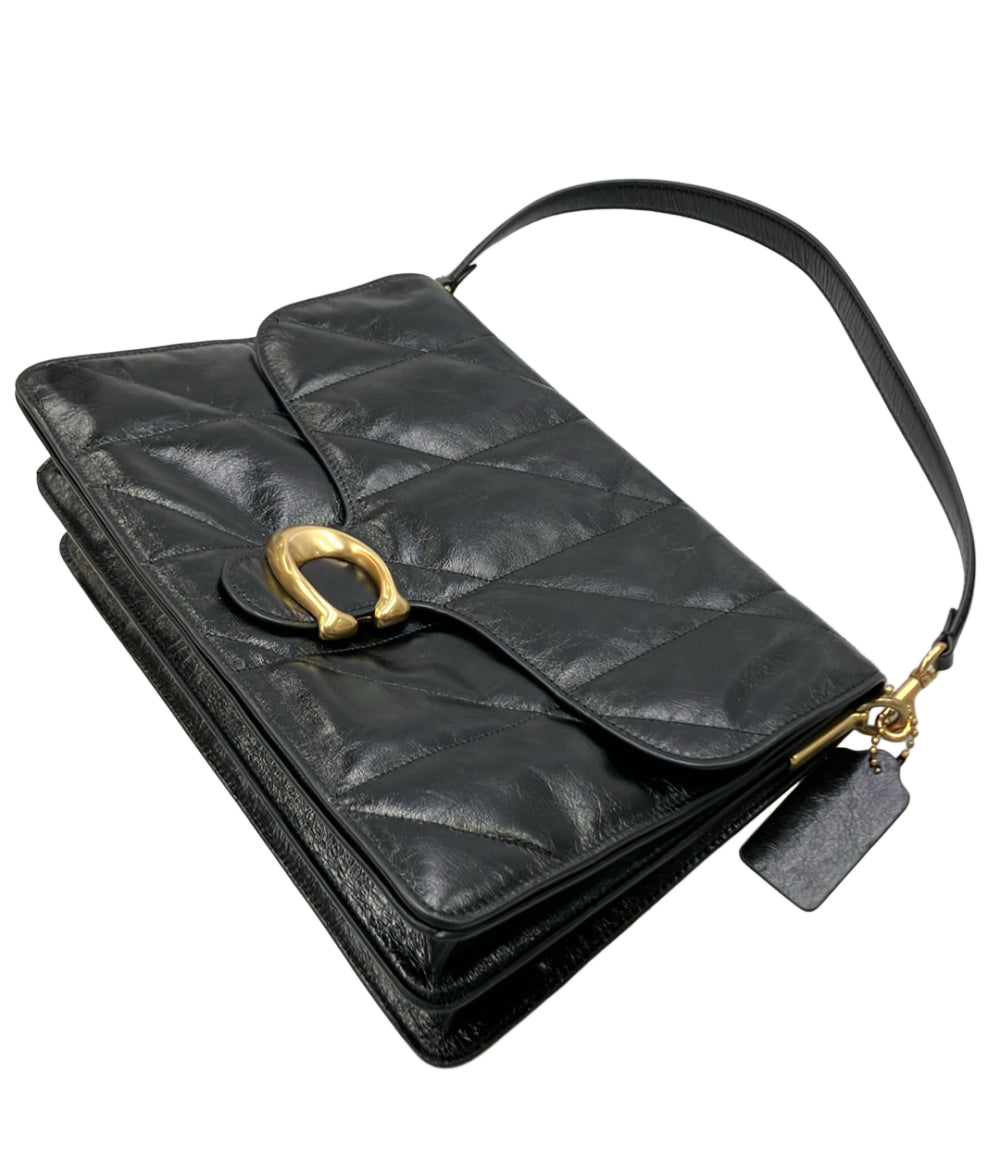 美品 COACH 2way ショルダーバッグ 肩掛け チェーン 斜め掛け タビー CAF53 レディース コーチ