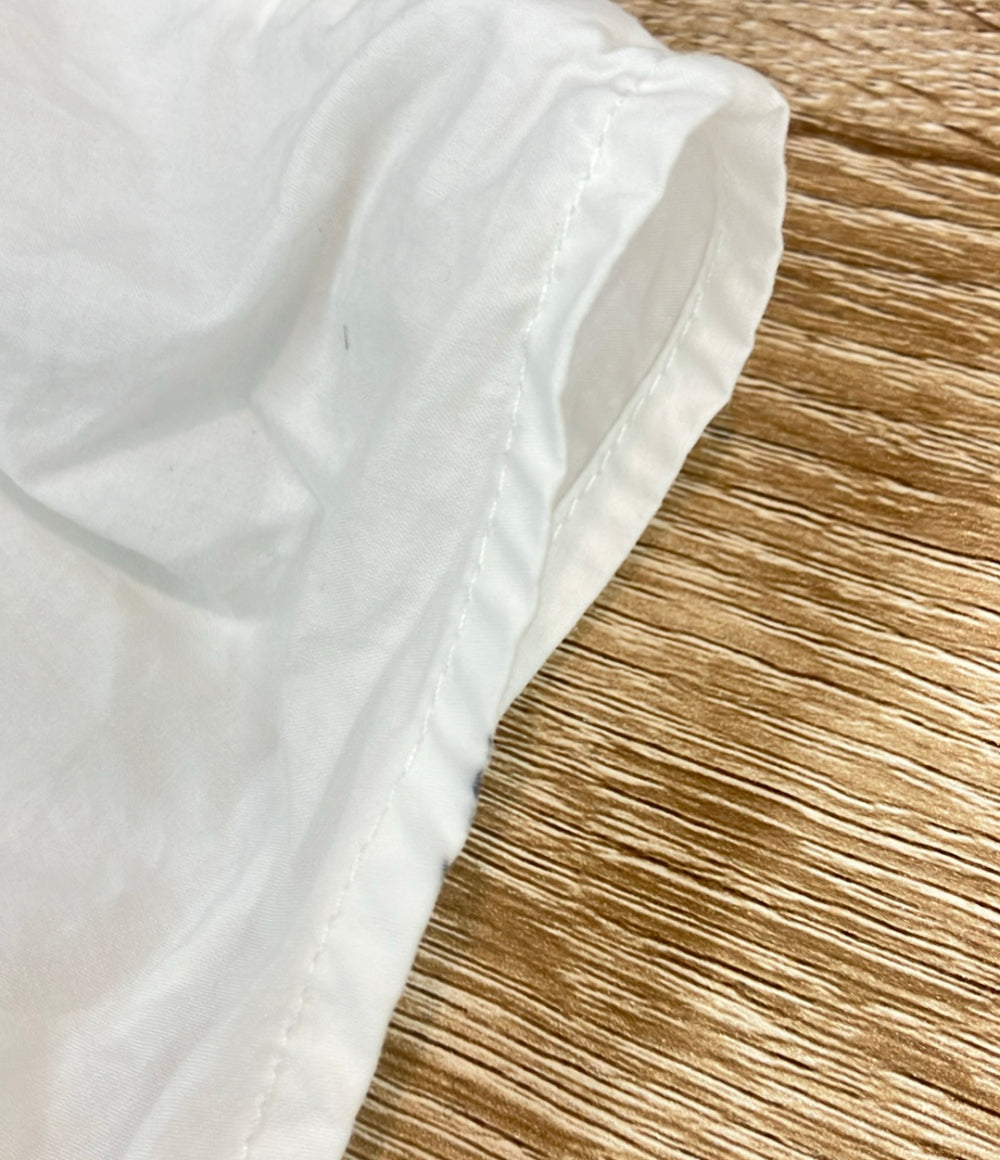PATOU 長袖ワンピース スウェット 白シャツ ドッキング レイヤード 22A-JE055-9989 レディース SIZE XS パトゥ