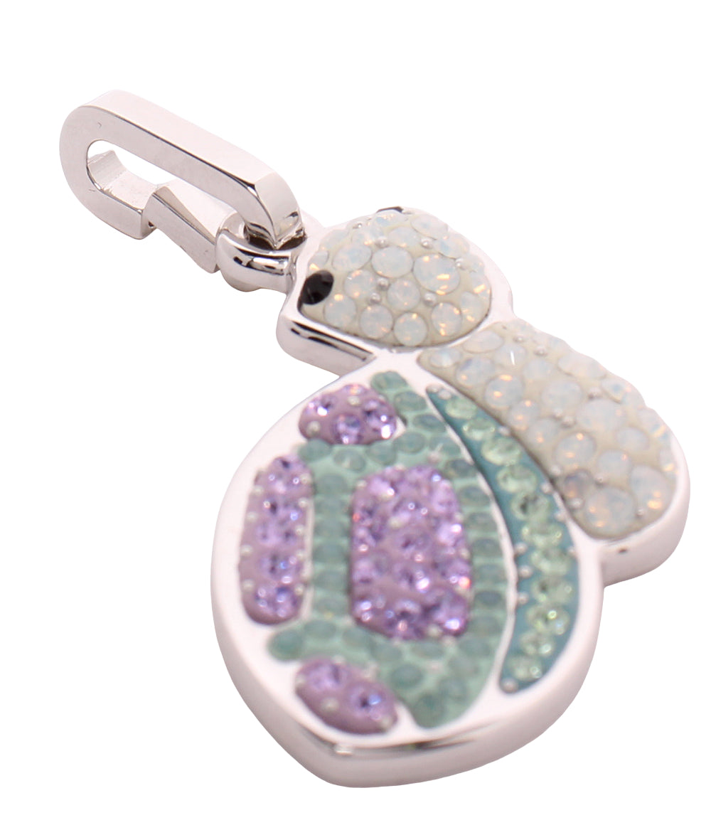 美品 SWAROVSKI ペンダントトップ WIN WIN カメモチーフ レディース スワロフスキー