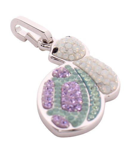 美品 SWAROVSKI ペンダントトップ WIN WIN カメモチーフ レディース スワロフスキー