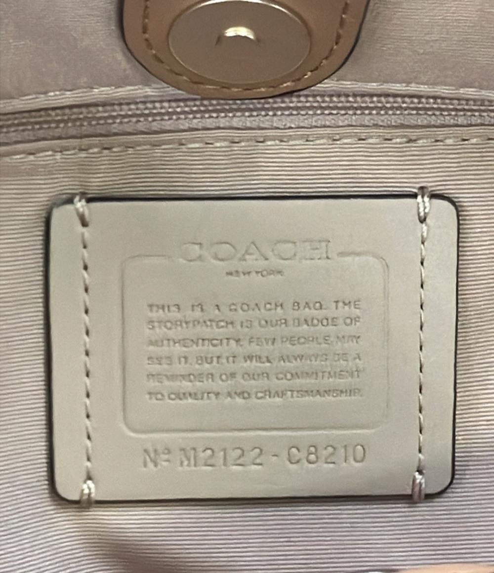 美品 COACH 2way ハンドバッグ ショルダーバッグ 斜め掛け レーン キャリーオール C8210 レディース コーチ