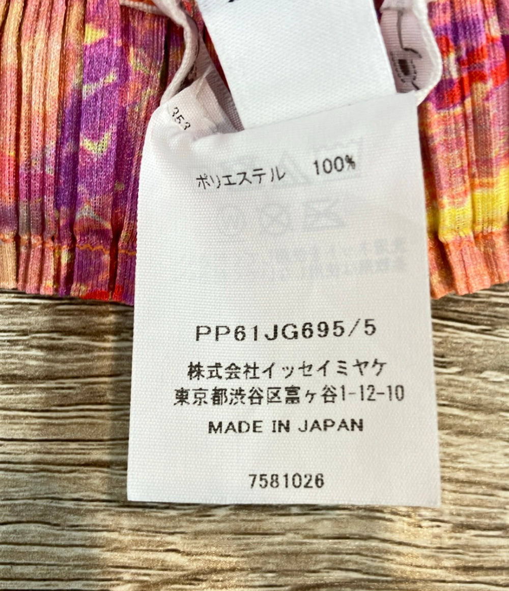 美品 PLEATS PLEASE ロングスカート FOGGY FOREST プリーツ PP61JG695 レディース SIZE 5 (L) プリーツプリーズ