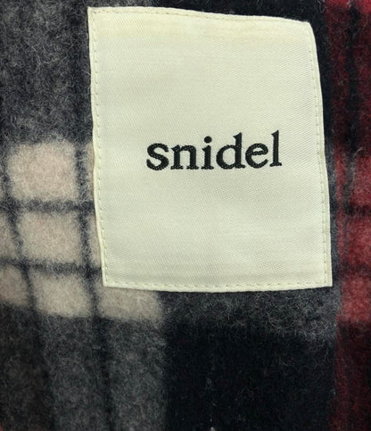 スナイデル ロングコート チェック レディース SIZE F (M) snidel