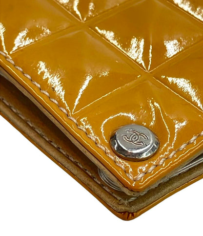 CHANEL カードケース シルバー金具 チョコバー レディース シャネル