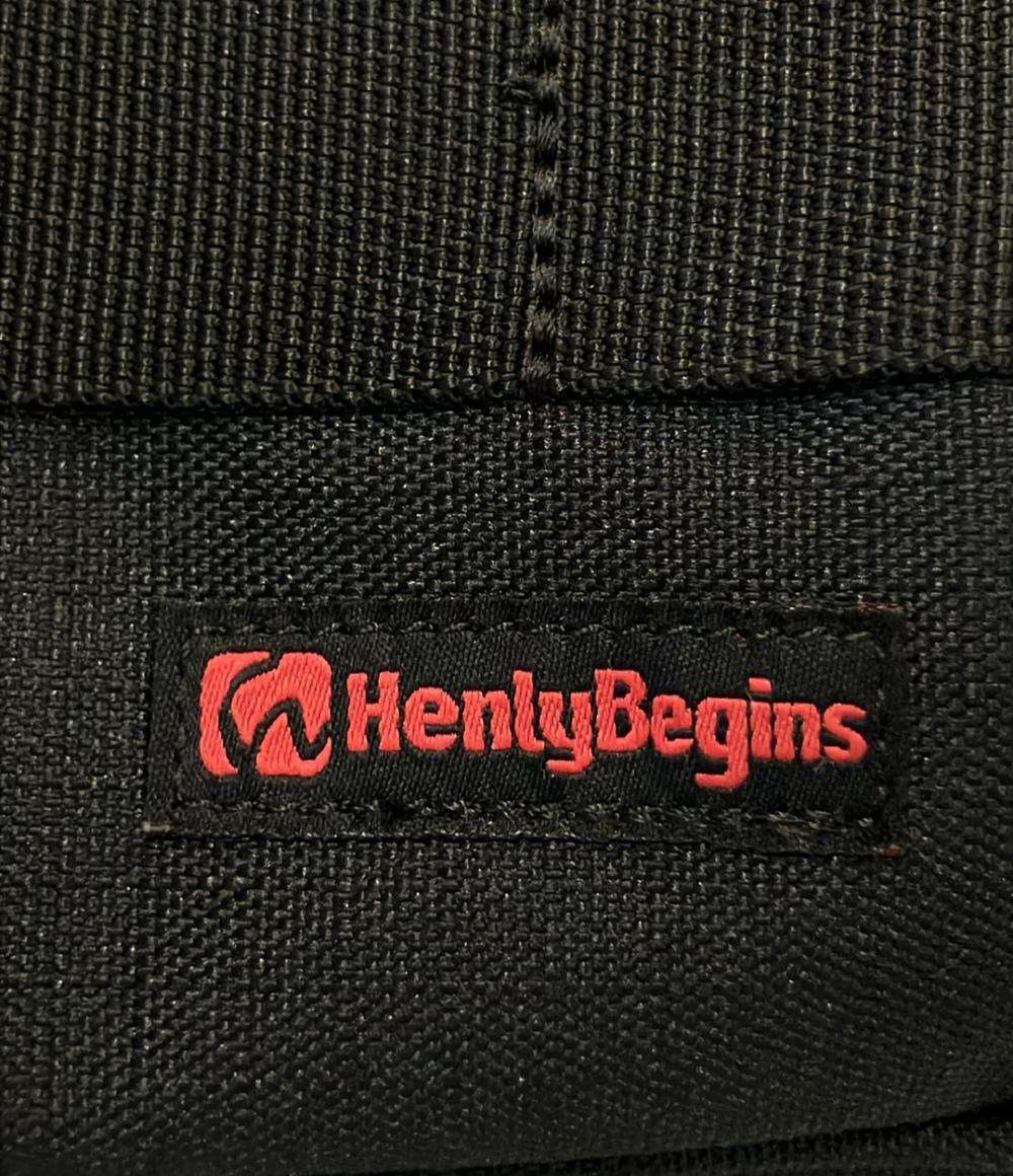 美品 ヘンリービギンズ ウエストバッグ メンズ Henly Begins