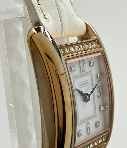 COACH 腕時計 クオーツ シェル CA.02.7.34.0802S レディース コーチ