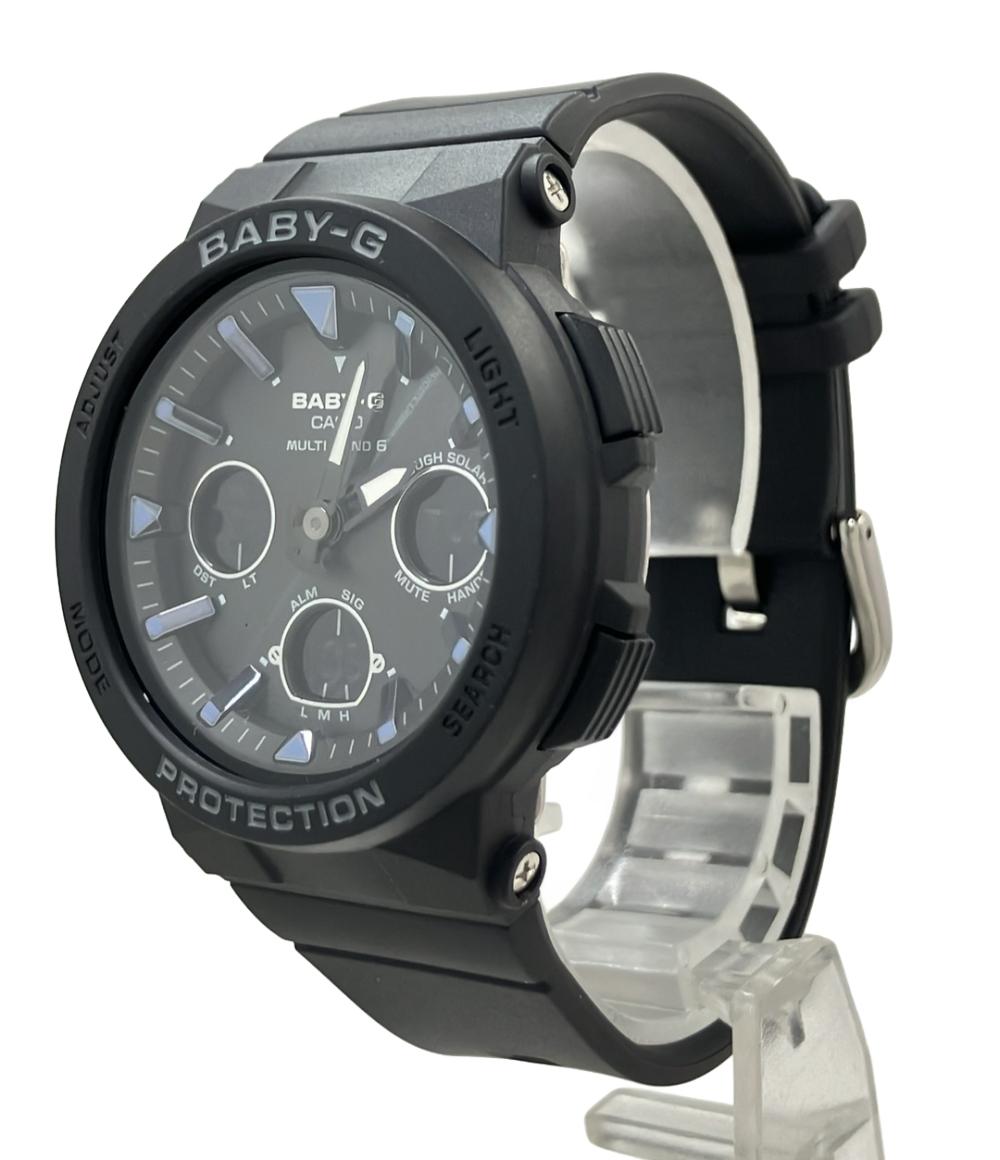 美品 CASIO 腕時計 Baby-G ソーラー ブラック BGA-2500 レディース カシオ