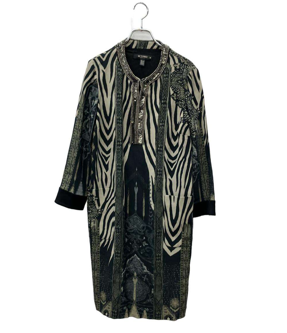 ETRO チュニック ゼブラ ビーズ 装飾 112-17735-9702 レディース SIZE 40 (S) エトロ