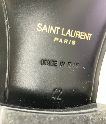 SAINT LAURENT PARIS ショートブーツ レオパード メンズ SIZE 42 (27cm) サンローランパリ