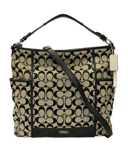 COACH 2way ハンドバッグ ショルダーバッグ 斜め掛け シグネチャー F30341 レディース コーチ