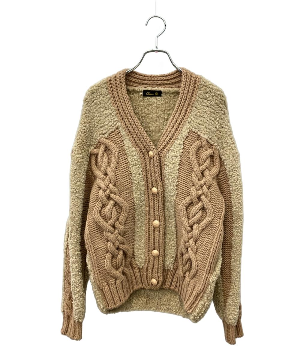 Drawer エルボーパッチニットカーディガン レディース ドゥロワー