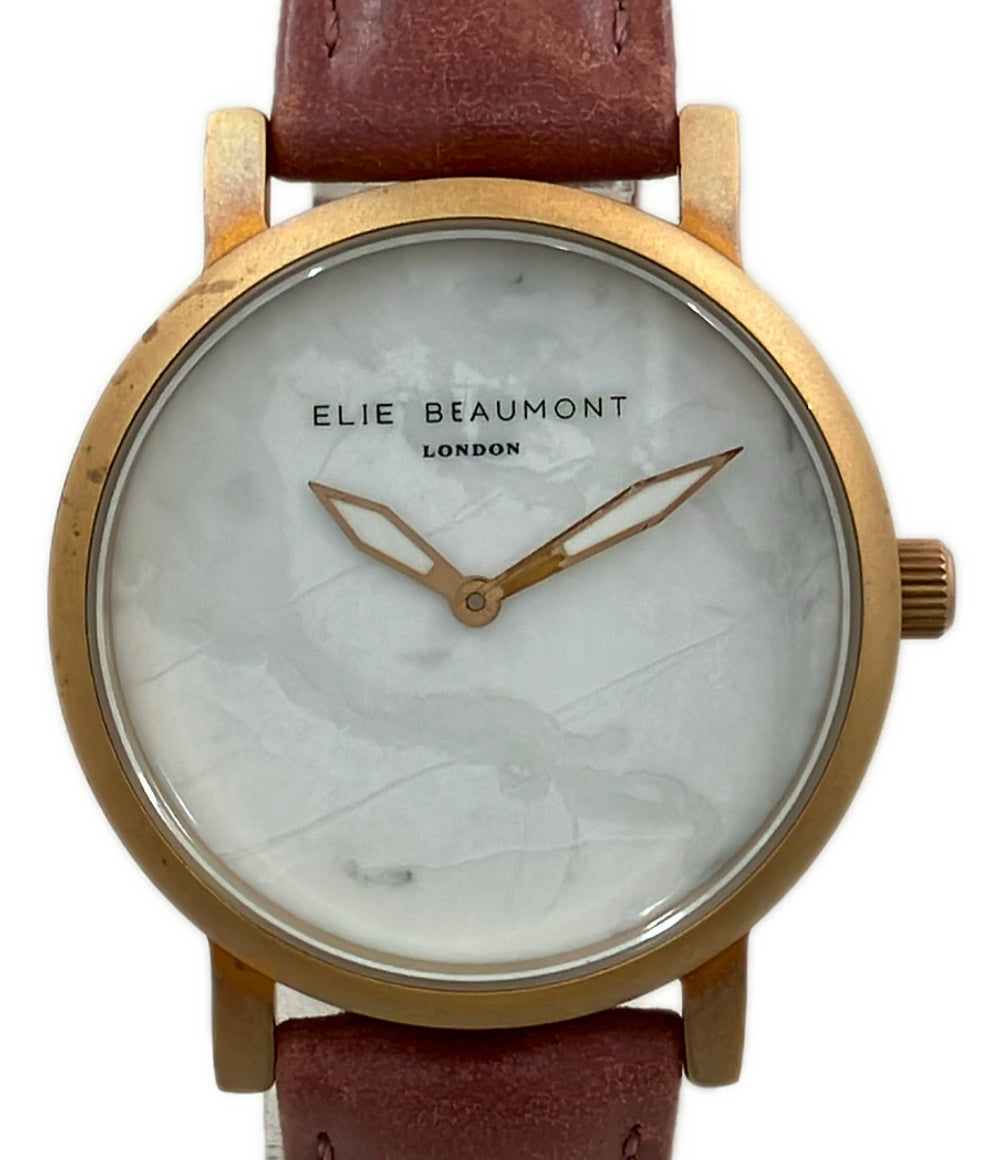 ELIE BEAUMONT 腕時計 クオーツ EB816 レディース エリービューモント
