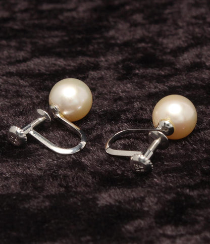 イヤリング K14WG パール 7.4mm レディース