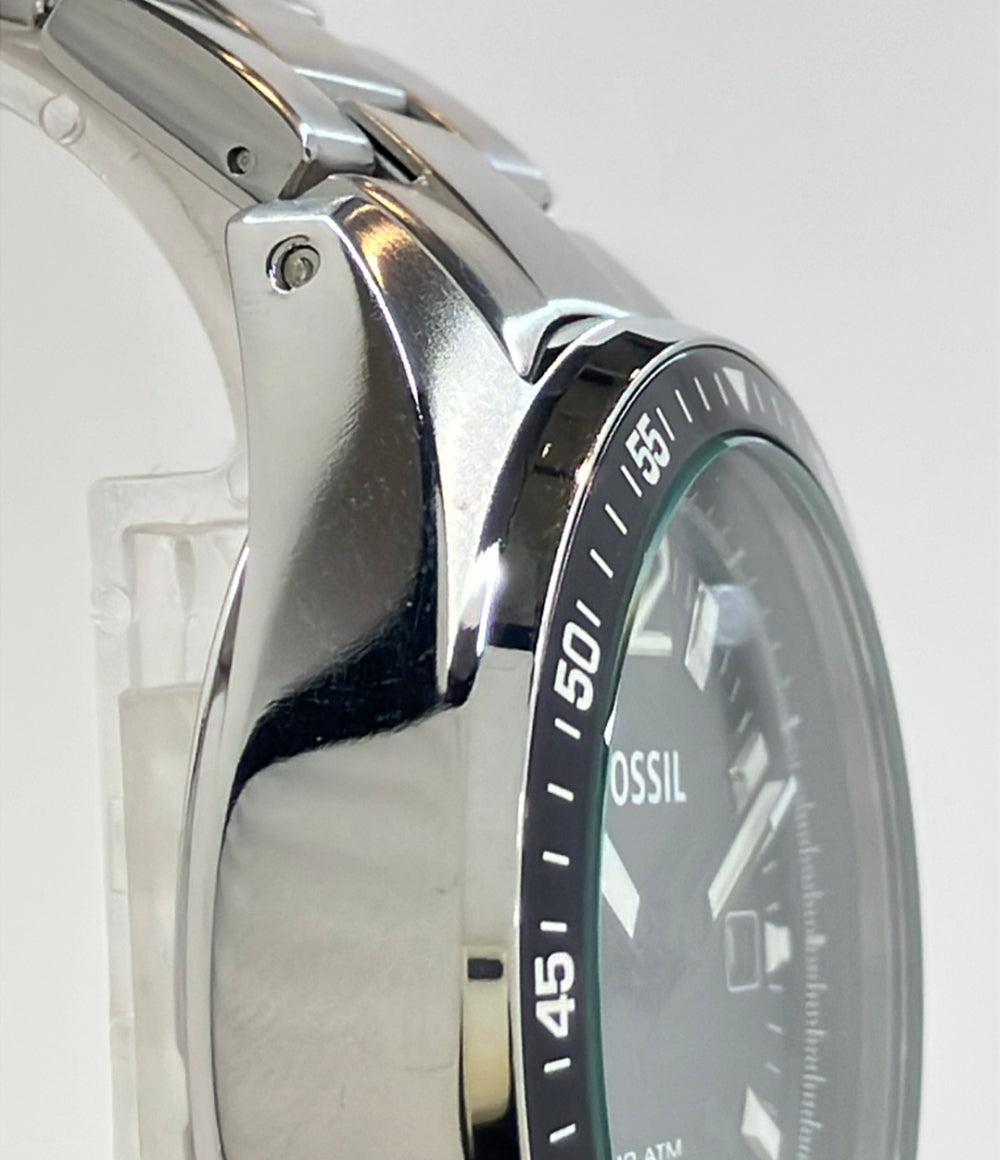 FOSSIL 腕時計 クオーツ ブラック AM-4360 メンズ フォッシル