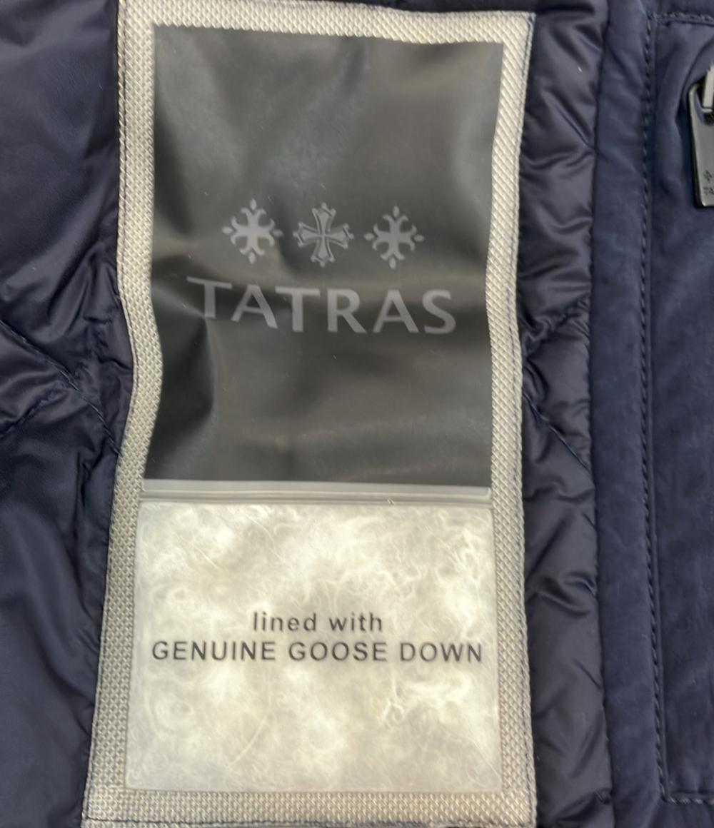 TATRAS ダウンジャケット ショート丈 フード付き 袖ジャージー 素材切り替え ナイロン LEMPIC LTAT21A4855-D レディース SIZE 1 (S) タトラス