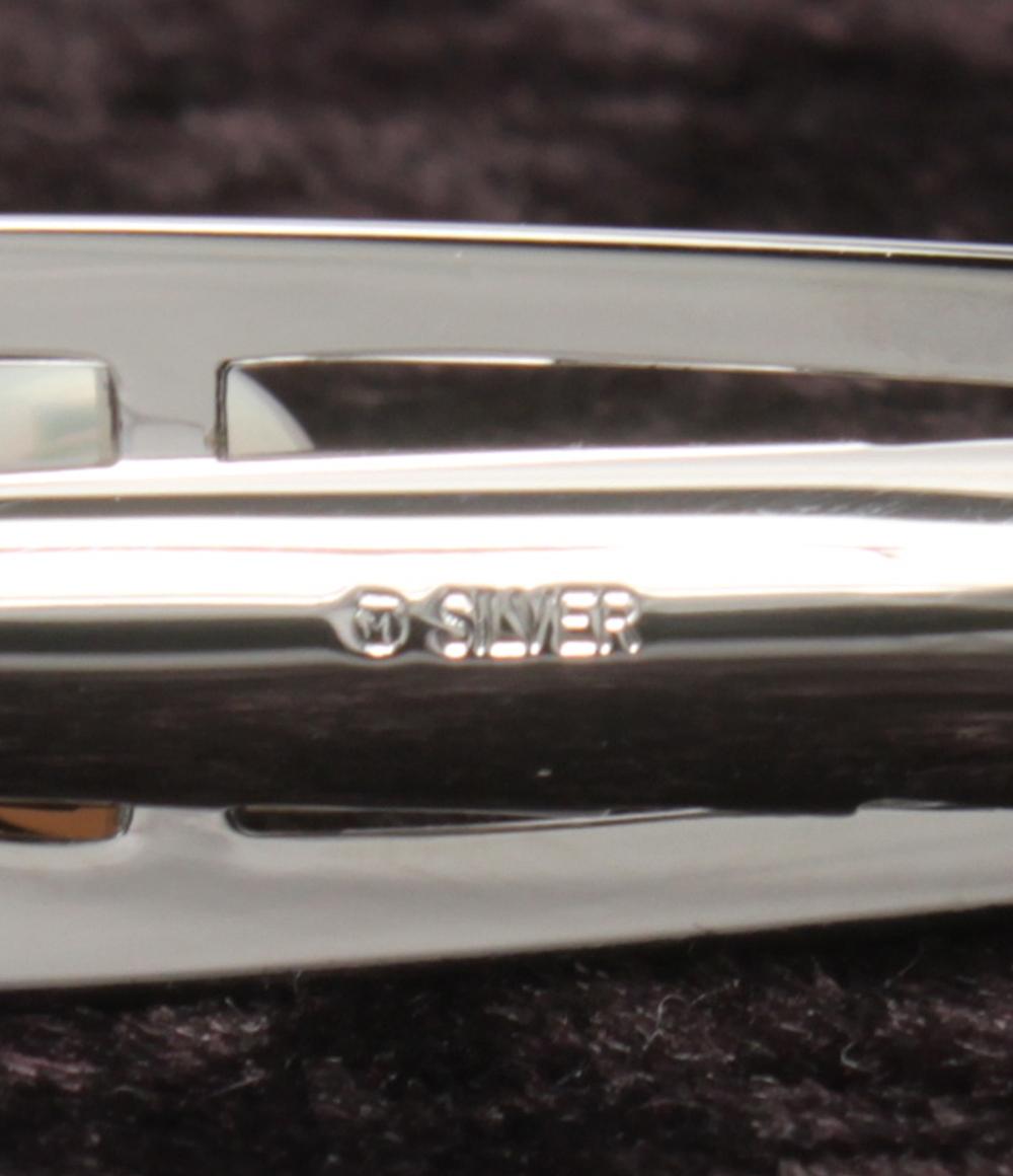 美品 MIKIMOTO タイバー タイピン SV パール 7.4mm メンズ ミキモト