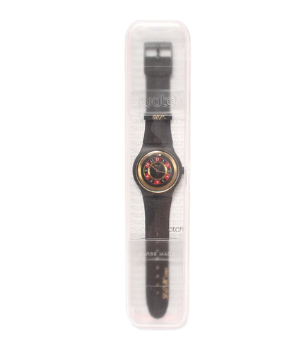 美品 Swatch 腕時計 007コラボ 消されたライセンス Licence to Kill クオーツ メンズ スウォッチ